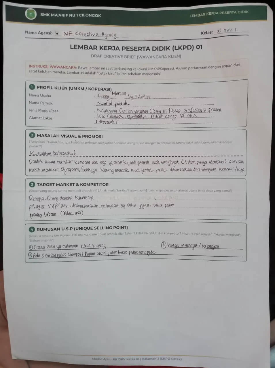 brief UMKM cireng mercon by nailaa