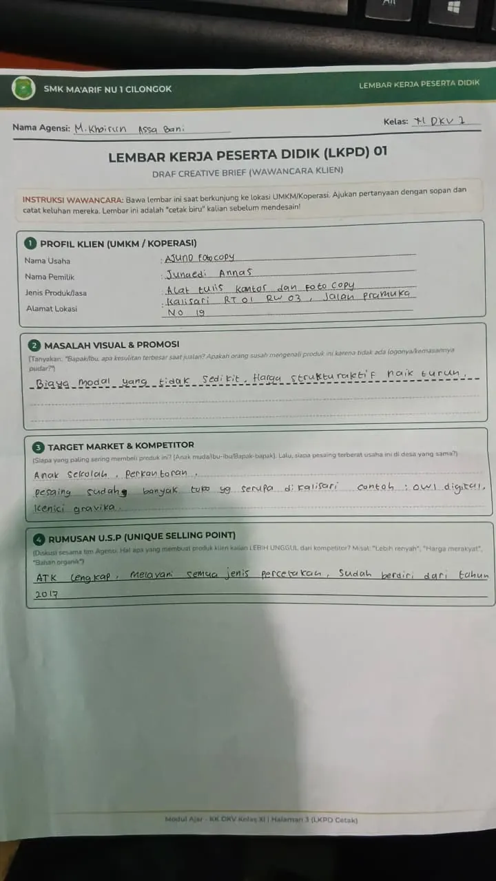 Brief UMKM Ajund Fotocopy