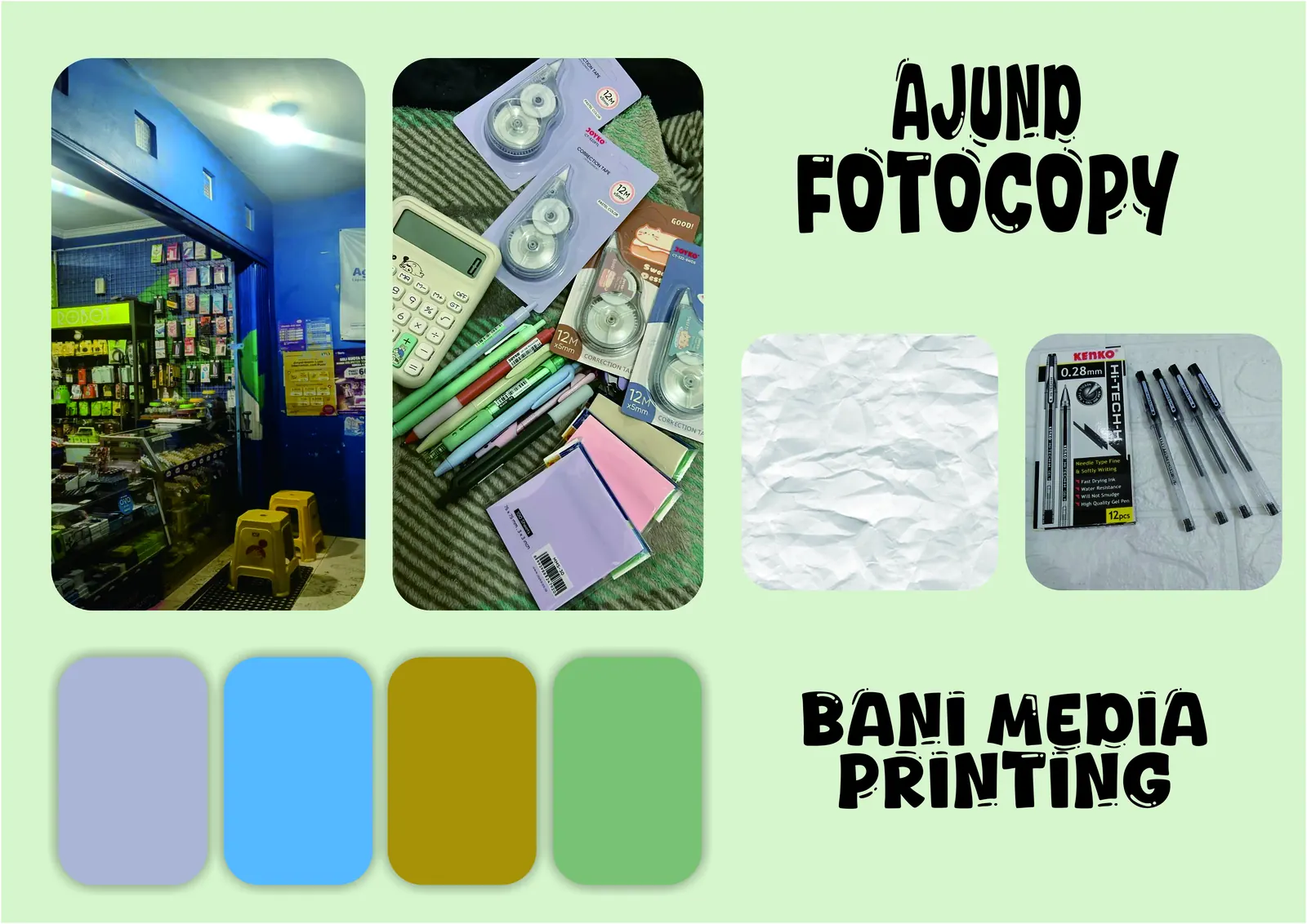 MoodBoard UMKM AjundFotocopy